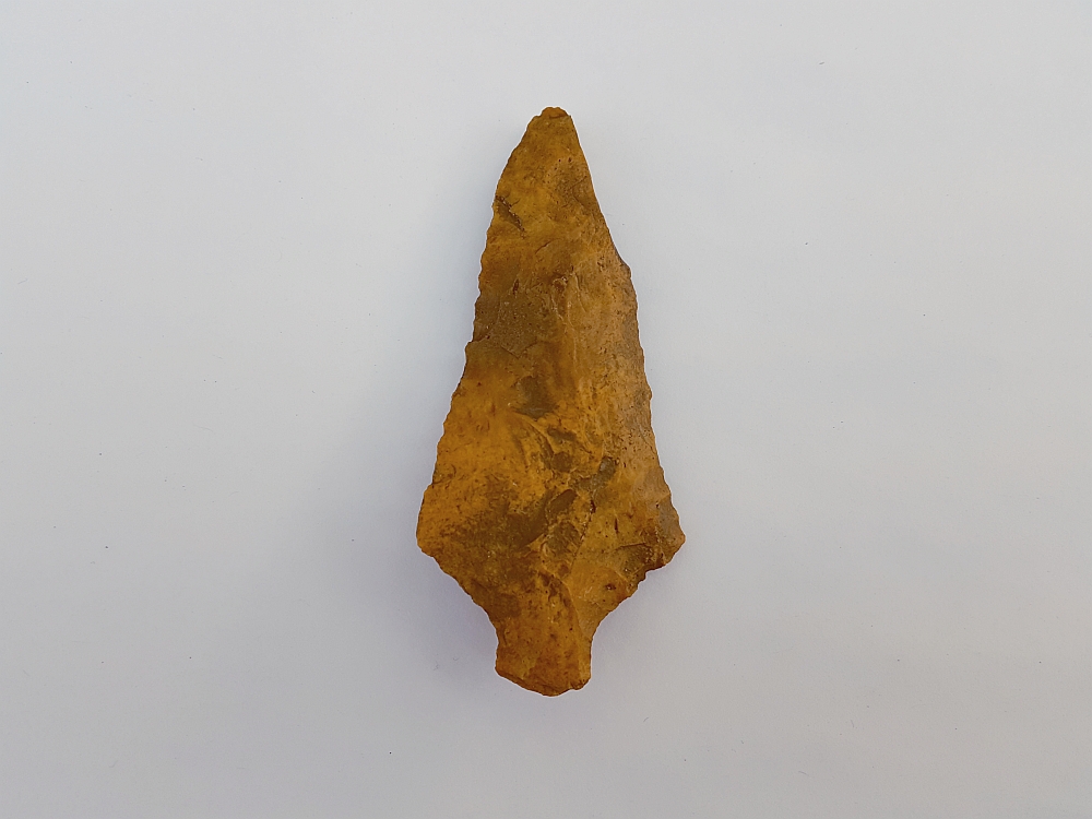 Fl. Elora type arrowhead, AGATIZED CORAL! | Fossils & Artifacts for Sale | Paleo Enterprises | Fossils & Artifacts for Sale