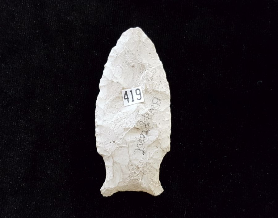 Fl. Union Side Notch Arrowhead | Fossils & Artifacts for Sale | Paleo Enterprises | Fossils & Artifacts for Sale