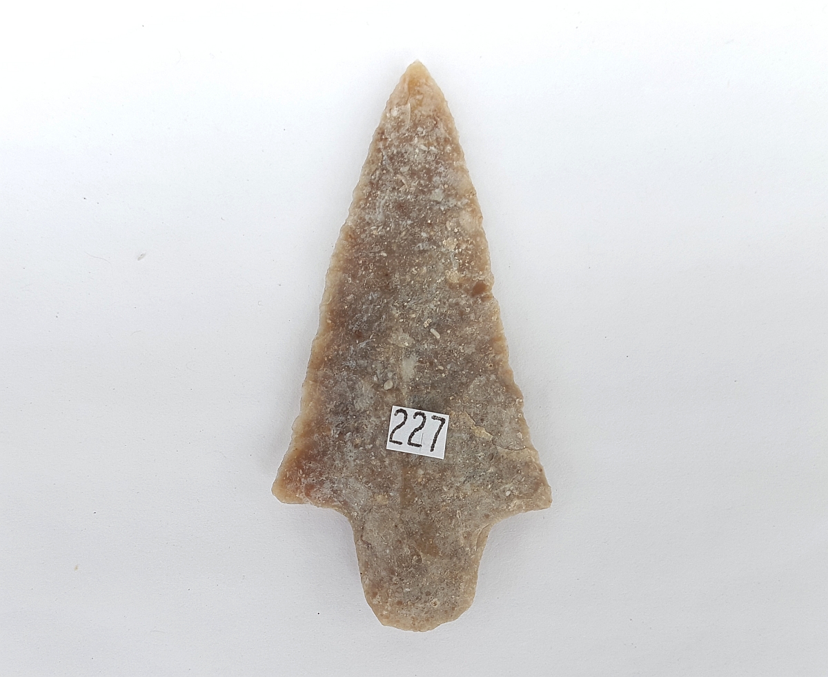 Fl. Marion type arrowhead, FANTASTIC TRANSLUCENT G9.5! | Fossils & Artifacts for Sale | Paleo Enterprises | Fossils & Artifacts for Sale