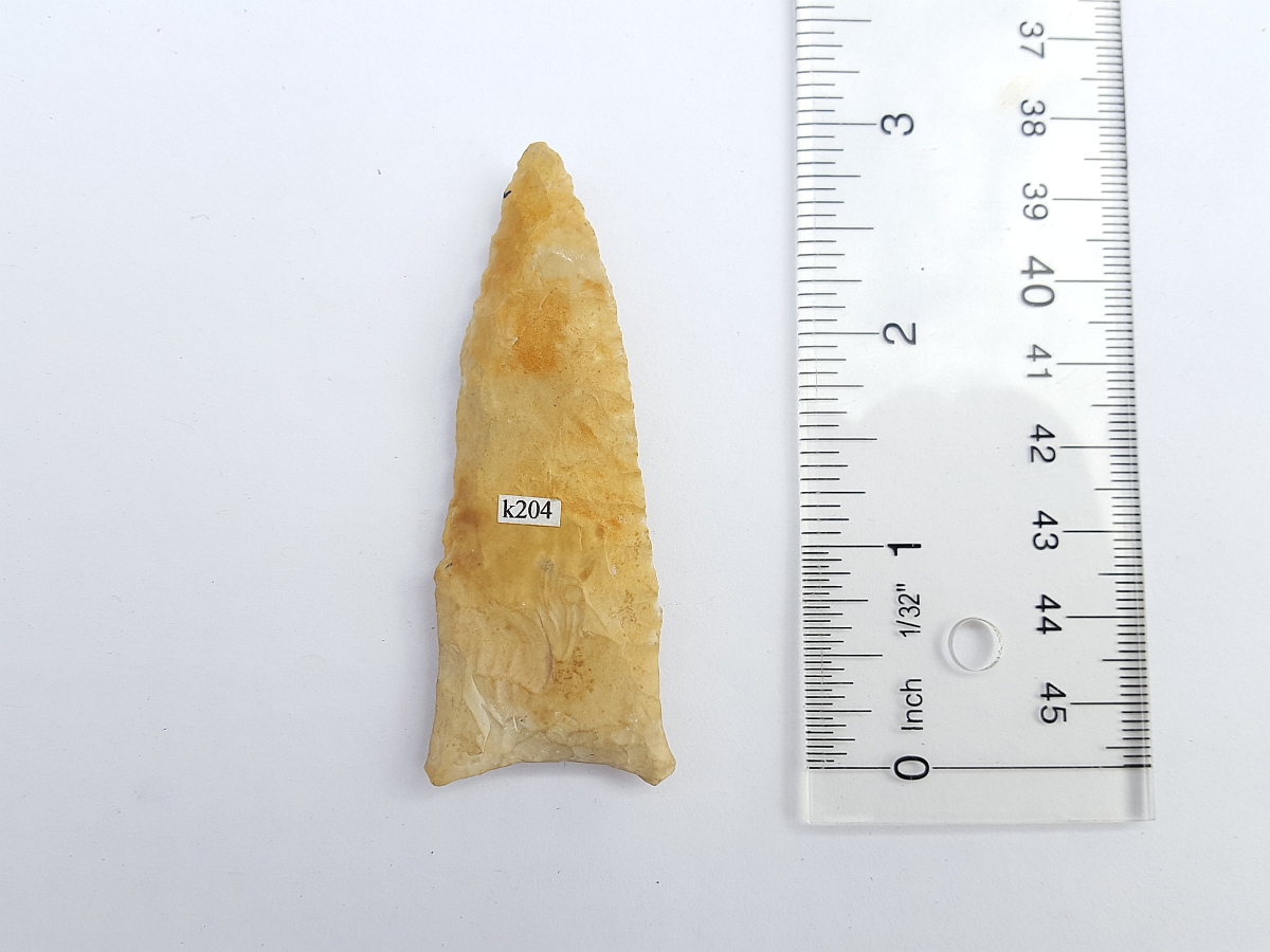 Fl. Suwannee type arrowhead, FEATURED IN SCHRODER'S BOOK! | Fossils & Artifacts for Sale | Paleo Enterprises | Fossils & Artifacts for Sale