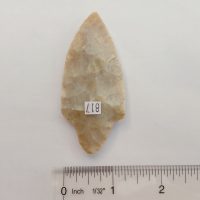 Fl. Sumter type arrowhead, agatized Pasco coral. | Fossils & Artifacts for Sale | Paleo Enterprises | Fossils & Artifacts for Sale