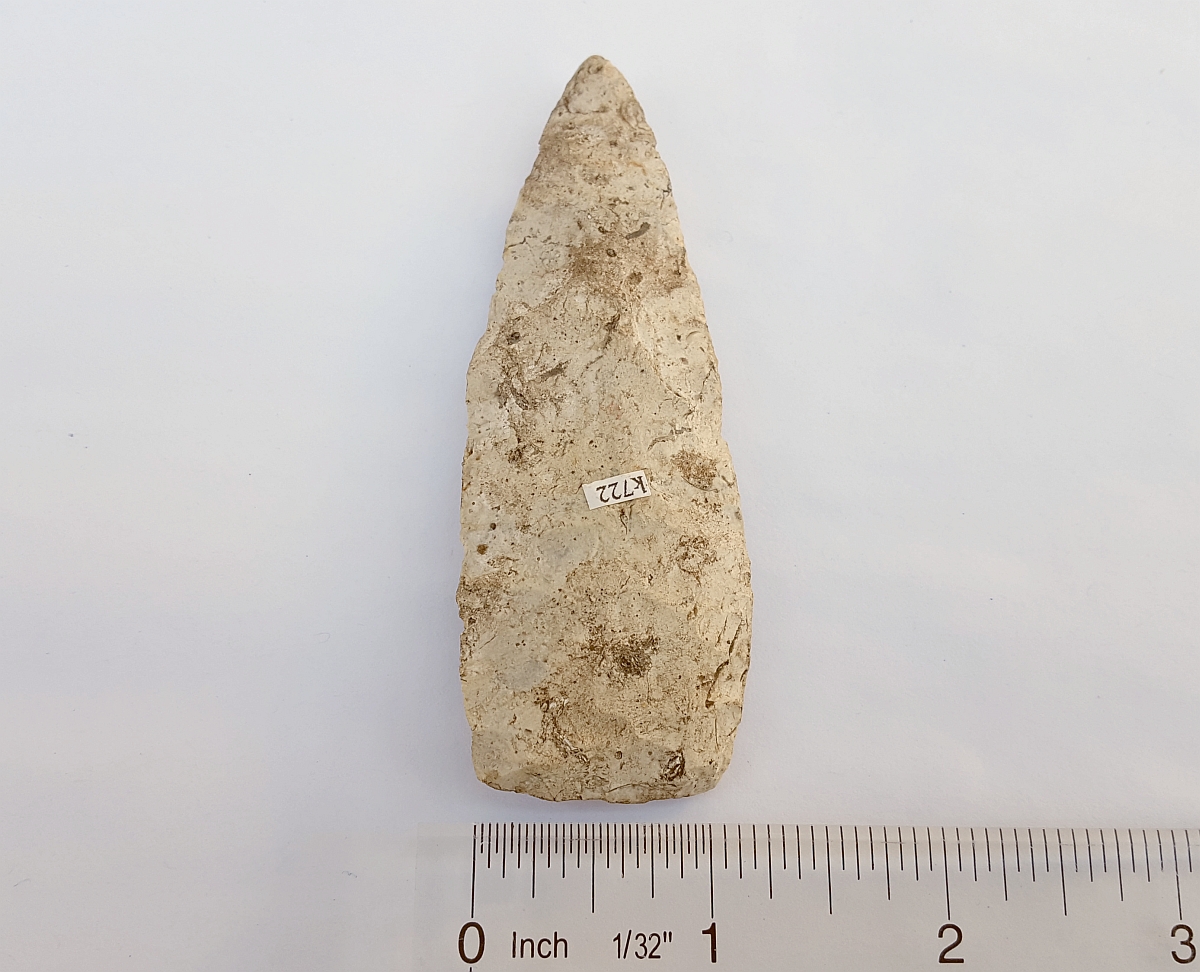 Fl. Cowhouse Slough type arrowhead, RARE. | Fossils & Artifacts for Sale | Paleo Enterprises | Fossils & Artifacts for Sale