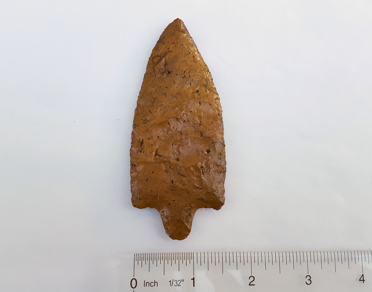 Fl. Hillsborough type arrowhead, LARGE W/GORGEOUS PATINA! | Fossils & Artifacts for Sale | Paleo Enterprises | Fossils & Artifacts for Sale