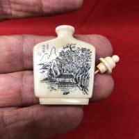 Vintage Carved Bone / Ivory Snuff Bottle | Fossils & Artifacts for Sale | Paleo Enterprises | Fossils & Artifacts for Sale