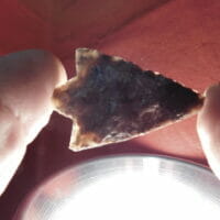 Hillsborough type arrowhead, Chert CT COA | Fossils & Artifacts for Sale | Paleo Enterprises | Fossils & Artifacts for Sale