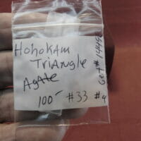 Agate Hohokam Triangle Fine Artifact | Fossils & Artifacts for Sale | Paleo Enterprises | Fossils & Artifacts for Sale