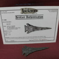 G-10 Lost Lake Fine Artifact 2 COA's | Fossils & Artifacts for Sale | Paleo Enterprises | Fossils & Artifacts for Sale