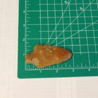 Pine Tree type point Artifact - Translucent Coral | Fossils & Artifacts for Sale | Paleo Enterprises | Fossils & Artifacts for Sale