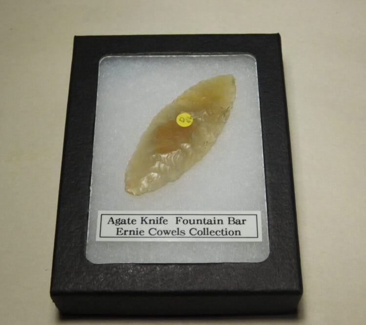 Authentic Agate Knife Ancient Artifact- COA included