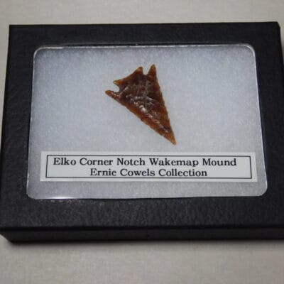 Authentic Elko Corner Notch Projectile Point – COA included