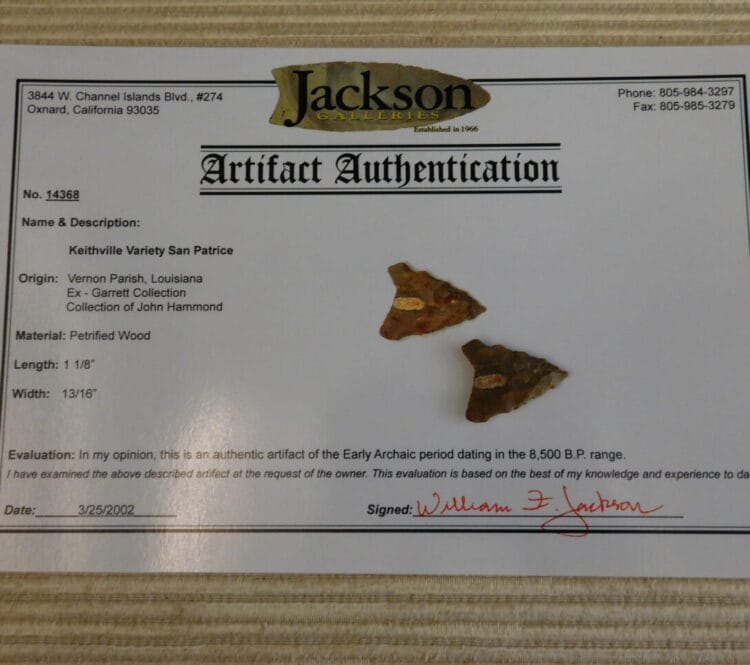 Authentic Keithville Variety San Patrice Point - COA