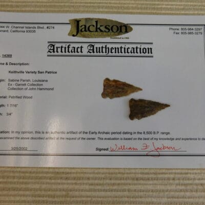 Authentic Keithville Variety San Patrice Point – COA