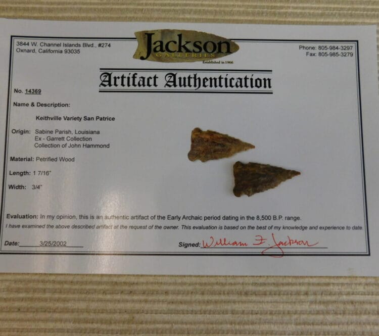 Authentic Keithville Variety San Patrice Point - COA