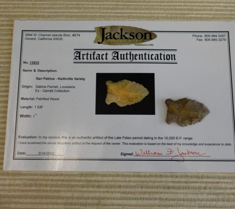 Authentic Keithville Variety San Patrice Point - COA