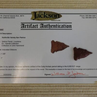 Authentic Keithville Variety San Patrice Point – COA