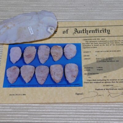 Authenticated Native American Blade – COA included