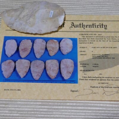 Authenticated Native American Blade – COA included