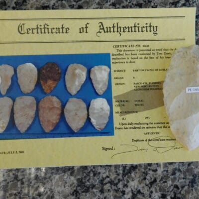 Authenticated Native American Blade – COA included