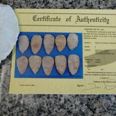 Authenticated Native American Blade – COA included