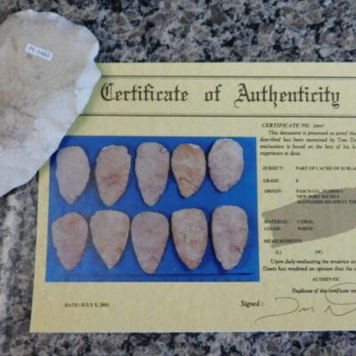 Authenticated Native American Blade – COA included