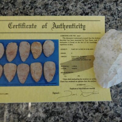 Authenticated Native American Blade – COA included