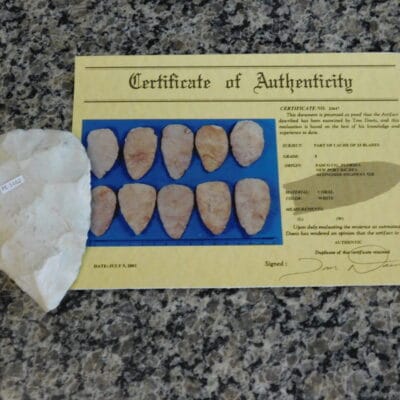 Authenticated Native American Blade – COA included
