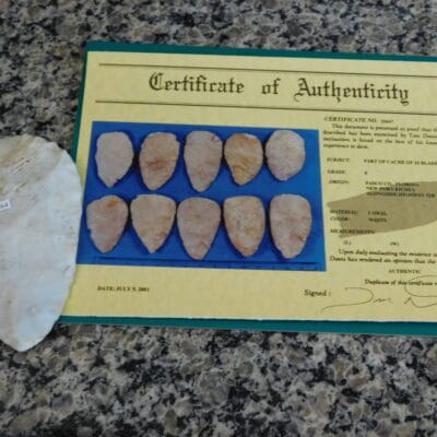Authenticated Native American Blade – COA included