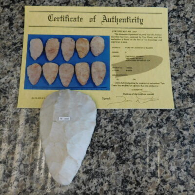 Authenticated Native American Blade – COA included