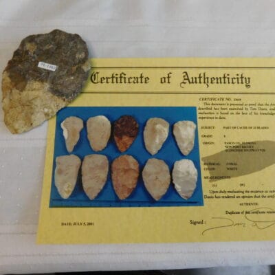 Authenticated Native American Blade – COA included
