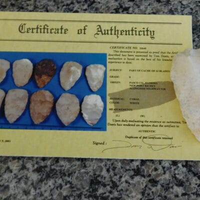 Authenticated Native American Blade – COA included